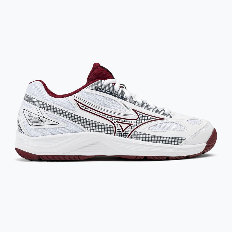 Pantofi de tenis pentru femei Mizuno Break Shot 4 AC alb 61GA232664 2