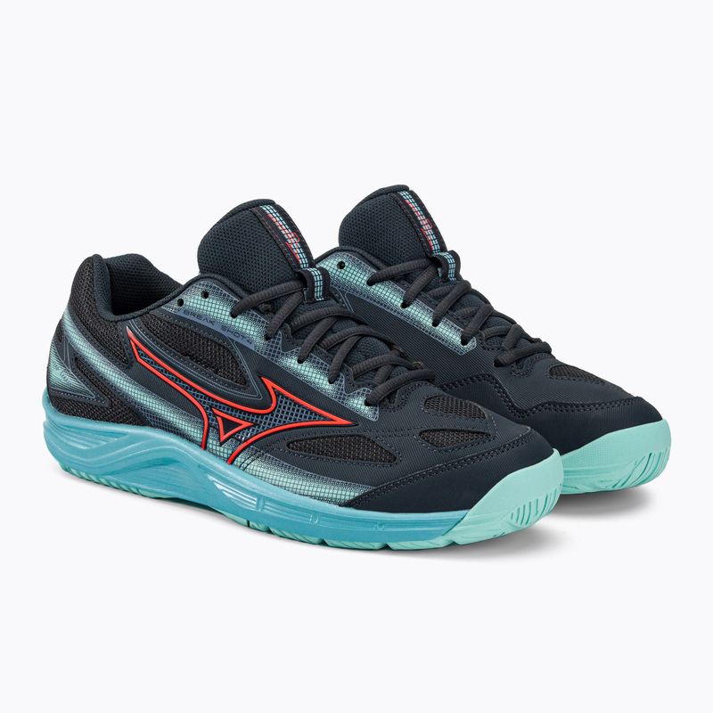 Pantofi de tenis pentru bărbați Mizuno Break Shot 4 AC albastru 61GA234012 4