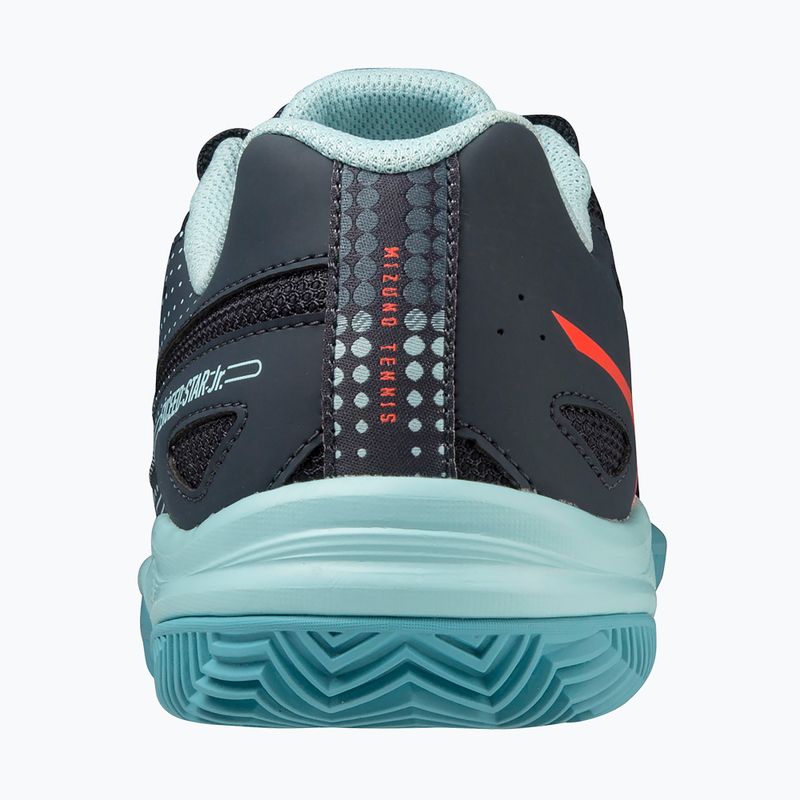 Încălțăminte de tenis pentru copii Mizuno Exceed Star CC collegiate blue/soleil/tanager/turquoise 9