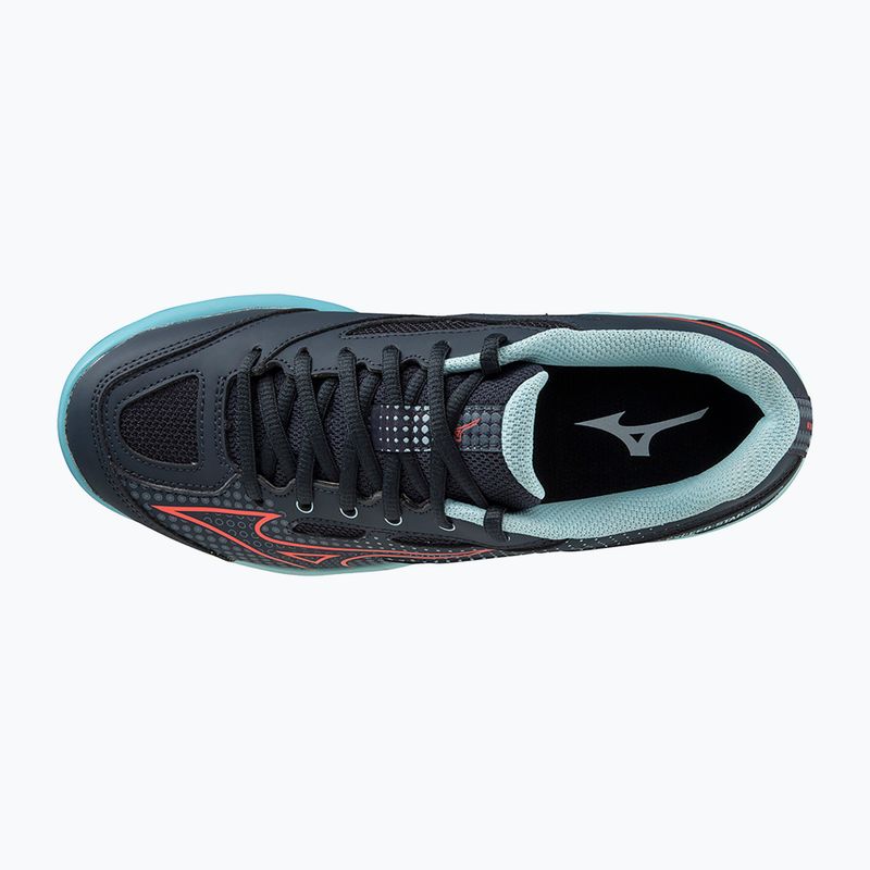 Încălțăminte de tenis pentru copii Mizuno Exceed Star CC collegiate blue/soleil/tanager/turquoise 10