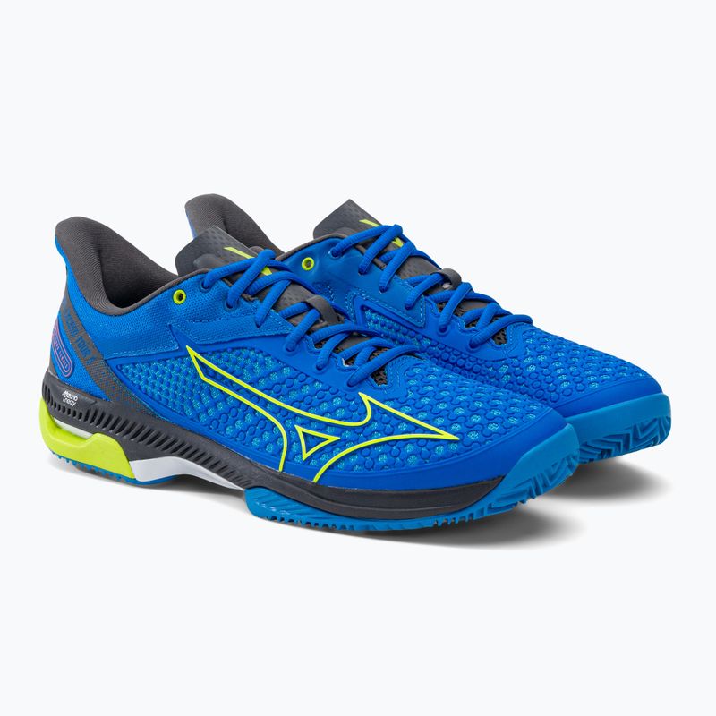 Pantofi de tenis pentru bărbați Mizuno Wave Exceed Tour 5 CC albastru 61GC227427 4