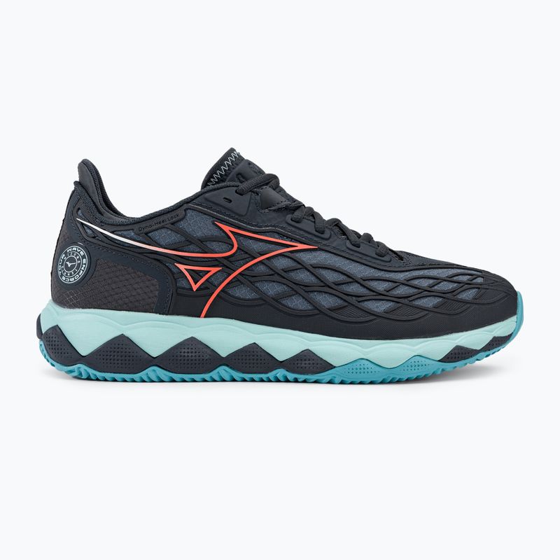 Pantofi de tenis pentru bărbați Mizuno Wave Enforce Tour CC albastru marin 61GC230412 2