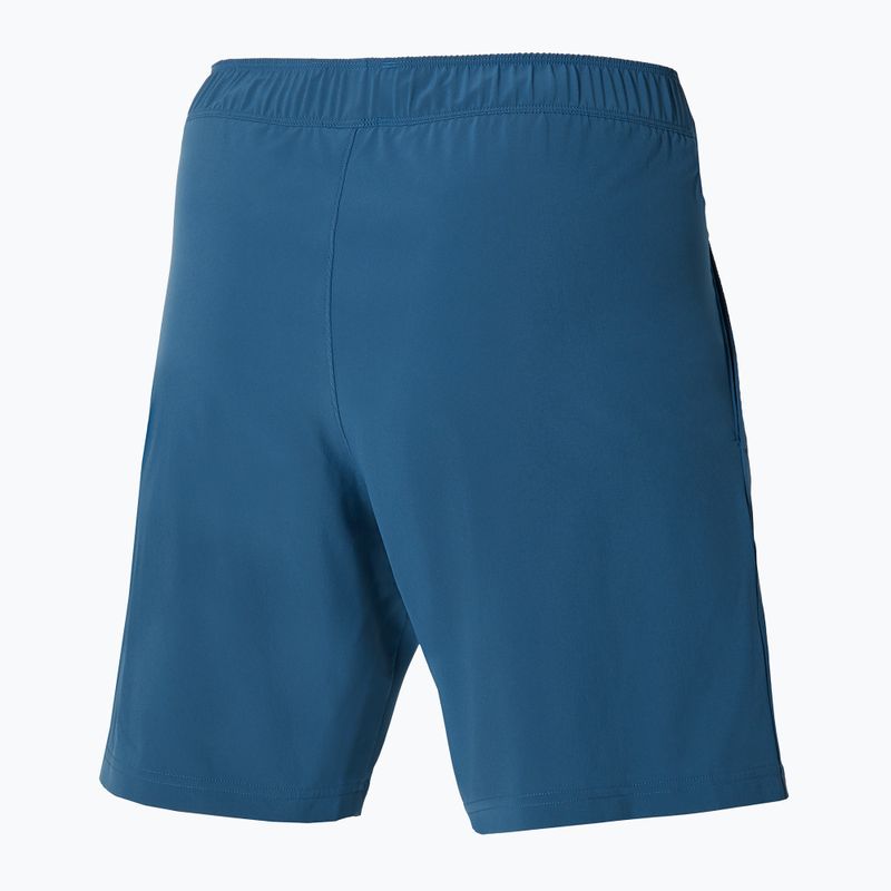 Mizuno 8 In Flex pantaloni scurți de alergare albastru 62GB260117 2