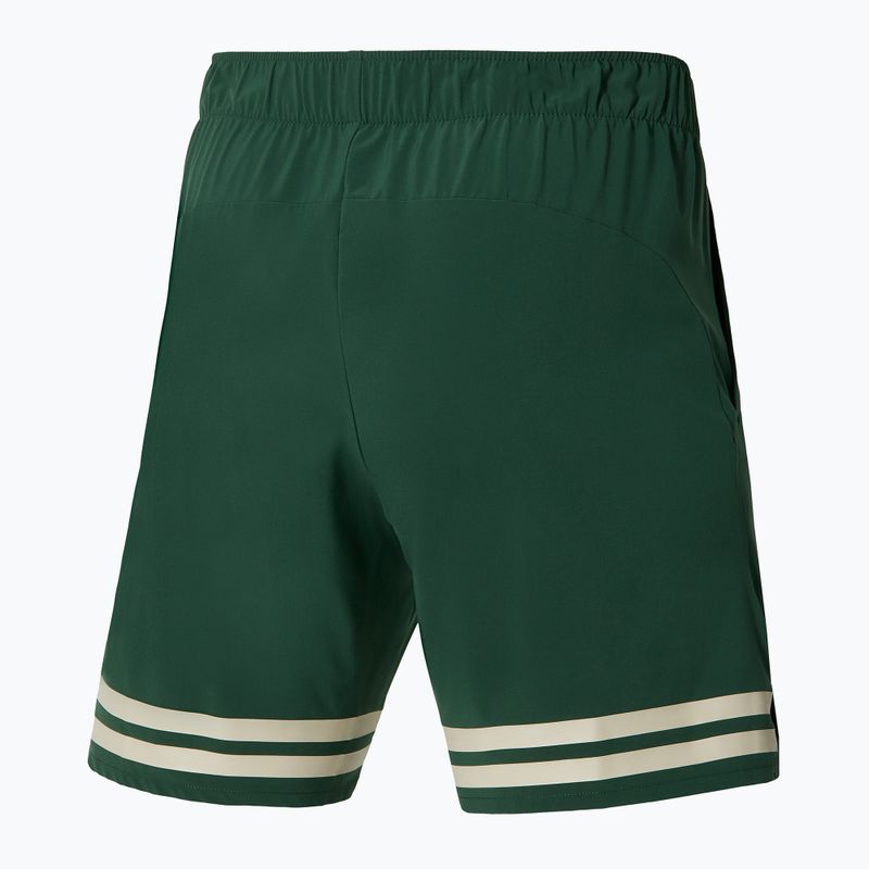 Mizuno Pantaloni scurți de alergare retro verzi 62GBA00237 2