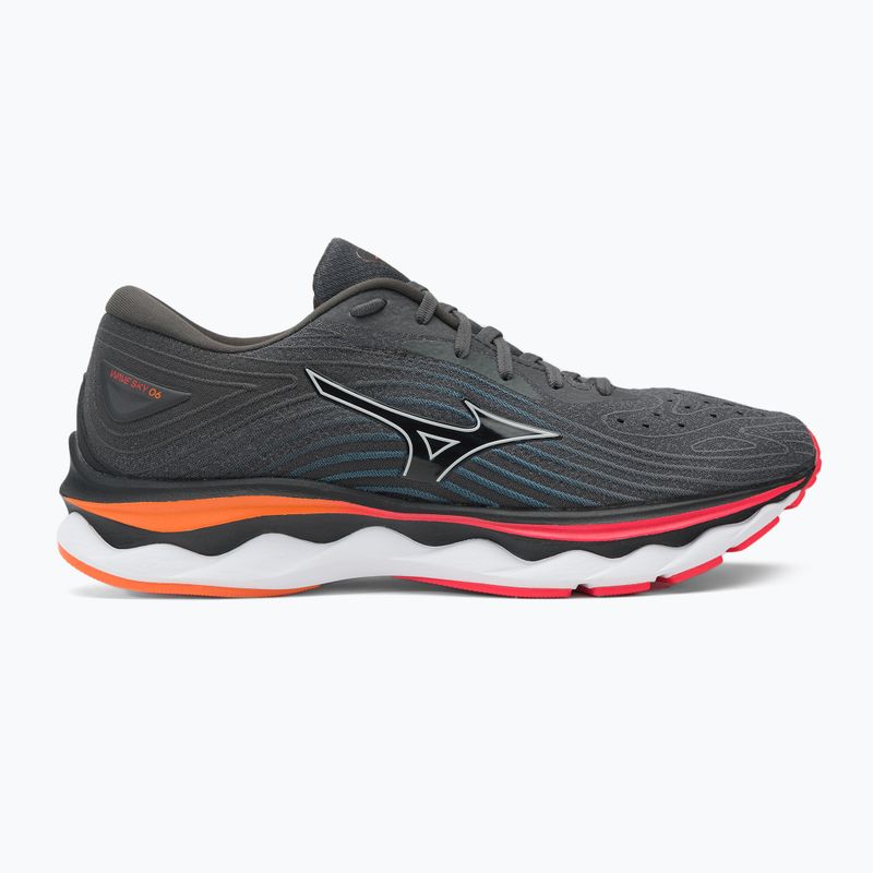 Pantofi de alergare pentru bărbați Mizuno Wave Sky 6 Iron Gate/Nimbus Cloud/Soleil J1GC220251 2