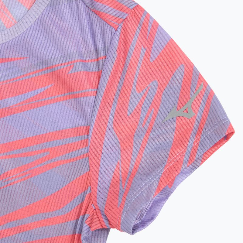 Tricou de alergare pentru femei Mizuno DAF Graphic Tee pastel lilac 3