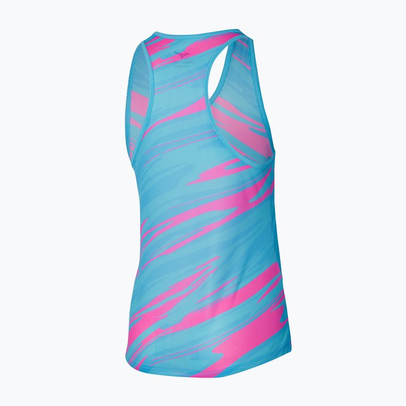 Tank top de alergat pentru femei Mizuno DAF Graphic Tank antigua sand 2