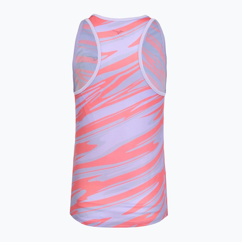 Tank top de alergat pentru femei Mizuno DAF Graphic Tank pastel lilac 2
