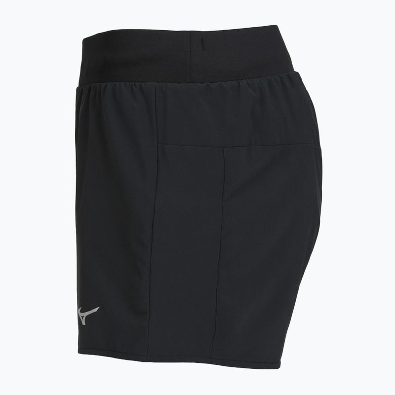 Pantaloni scurți de alergat pentru femei Mizuno Alpha 4.5 black 3