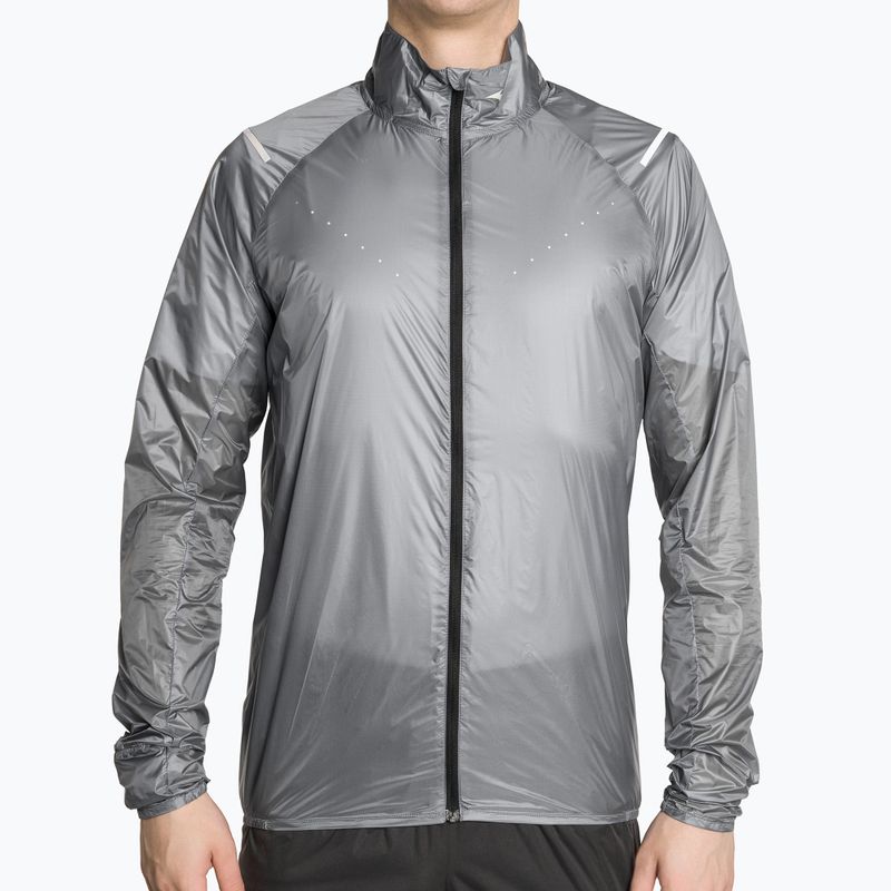 Jachetă de alergat pentru bărbați Mizuno Aero heather