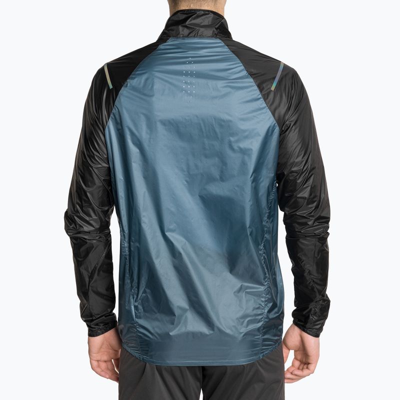 Jachetă de alergat pentru bărbați Mizuno Aero blue ashes 2