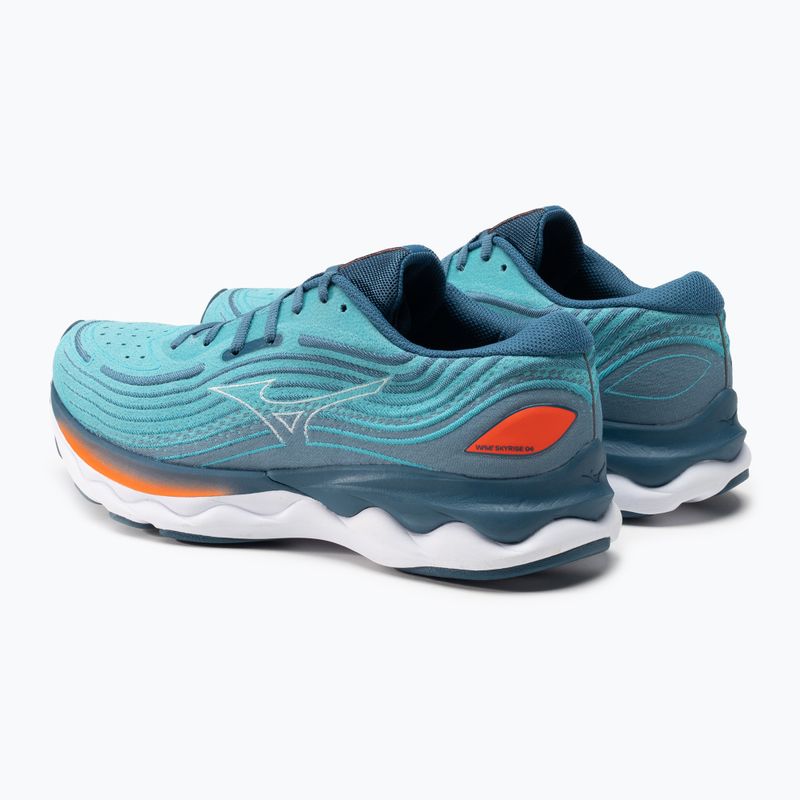 Pantofi de alergare pentru bărbați Mizuno Wave Skyrise 4 albastru J1GC230901 4