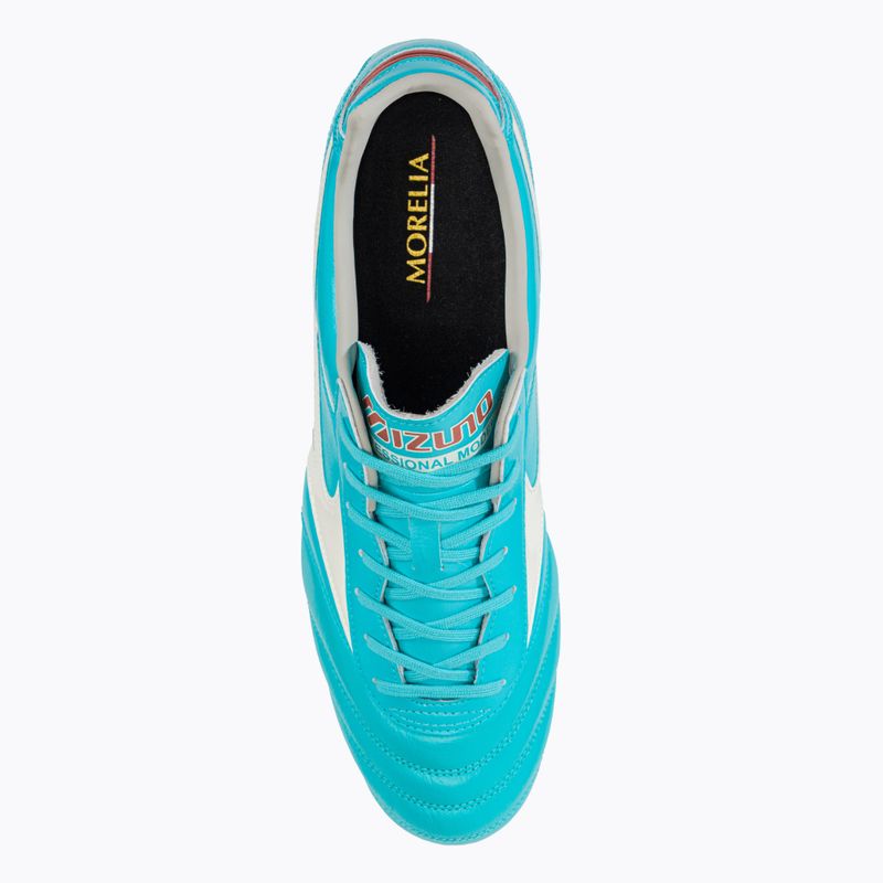 Mizuno Morelia II Pro ghete de fotbal albastru și alb P1GA231325 6