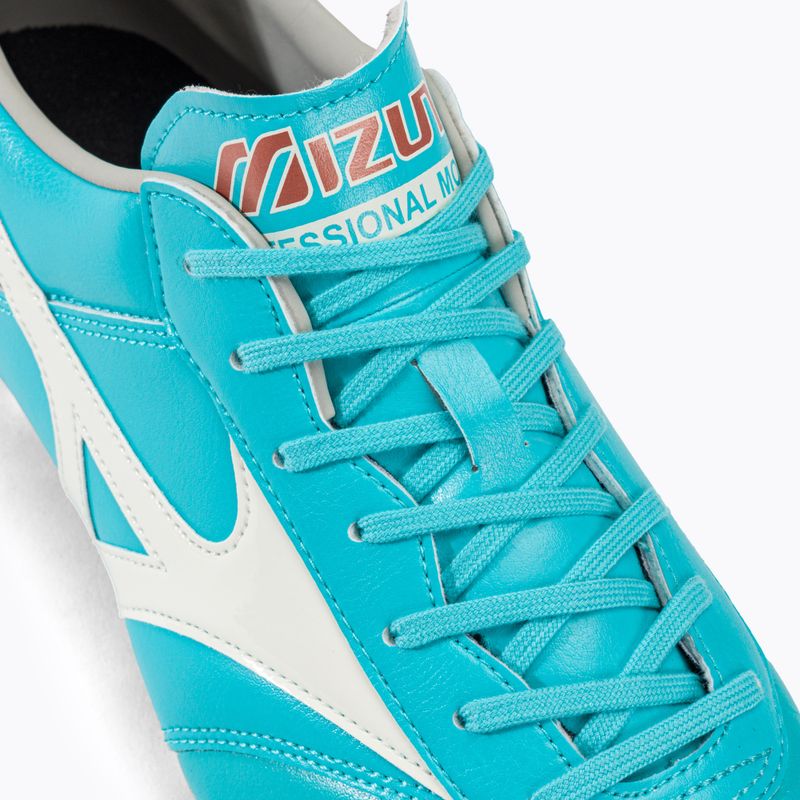 Mizuno Morelia II Pro ghete de fotbal albastru și alb P1GA231325 8