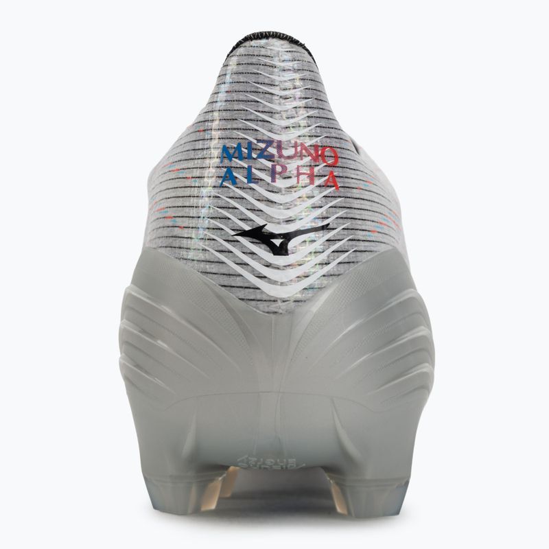 Încălțăminte de fotbal pentru bărbați Mizuno Alpha JP white/ignition red/801 c 6