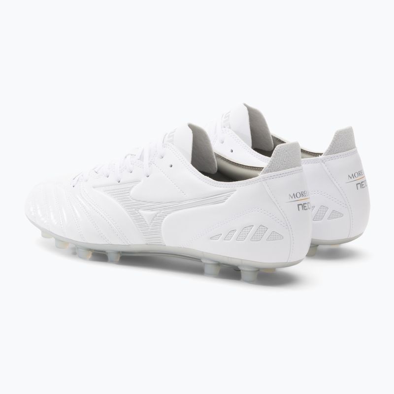 Mizuno Morelia Morelia Neo III Pro AG ghete de fotbal alb P1GA238404 3