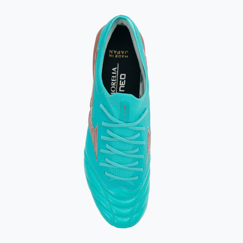 Mizuno Morelia Morelia Neo III Beta JP ghete de fotbal albastru P1GA239025 6
