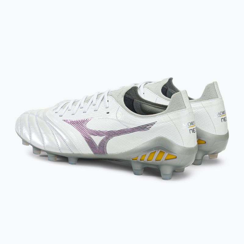 Mizuno Morelia Morelia Neo III Beta Elite ghete de fotbal pentru bărbați alb P1GA239104 3