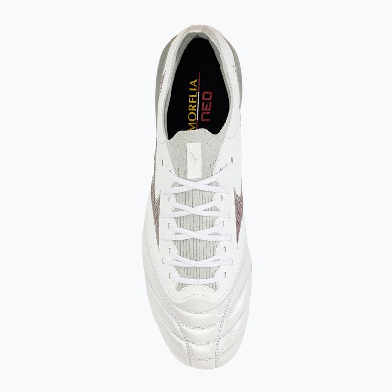 Mizuno Morelia Morelia Neo III Beta Elite ghete de fotbal pentru bărbați alb P1GA239104 6