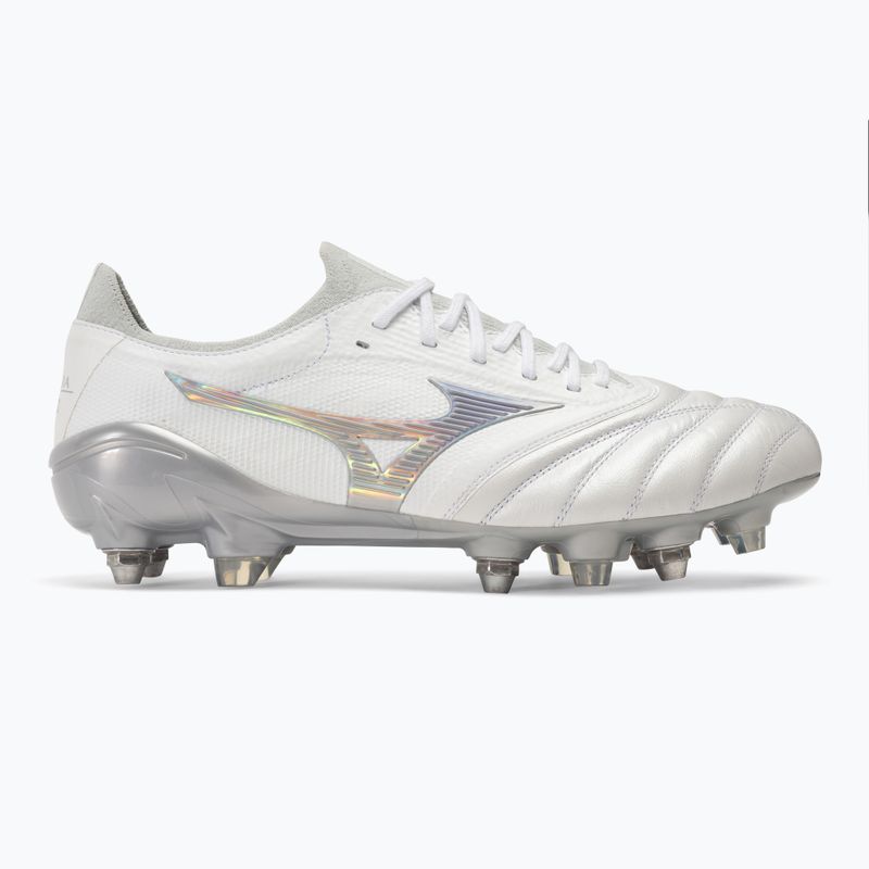 Mizuno Morelia Morelia Neo III Beta JMP ghete de fotbal alb/hologramă/cool gray 3c 2