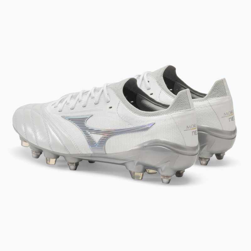 Mizuno Morelia Morelia Neo III Beta JMP ghete de fotbal alb/hologramă/cool gray 3c 3