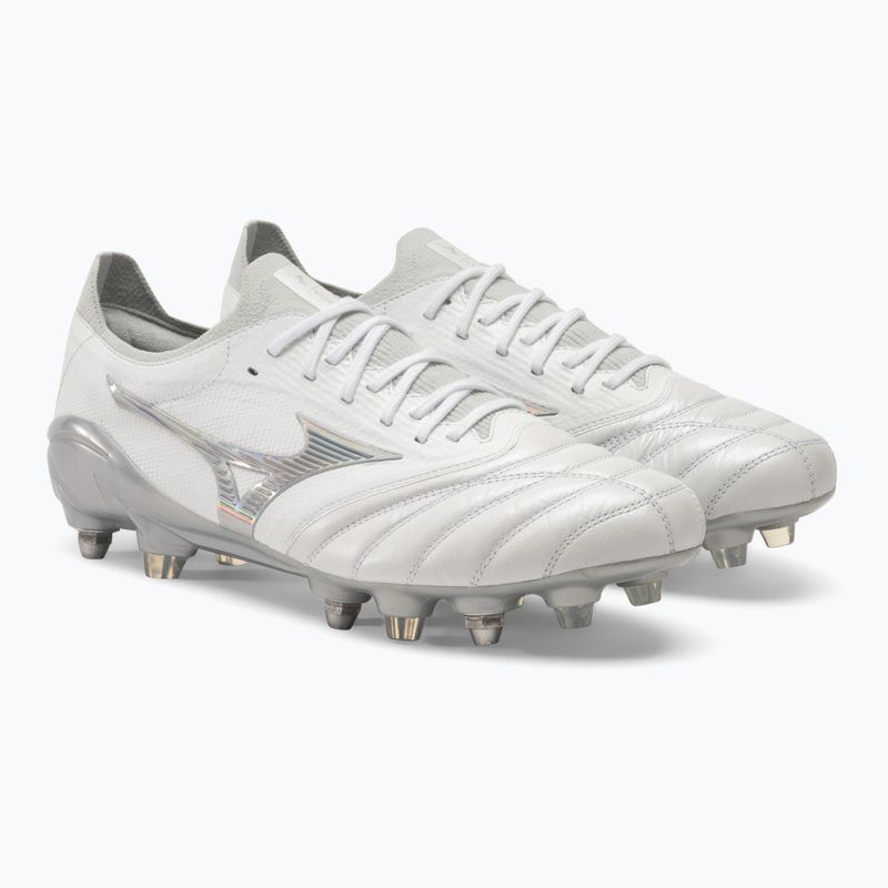 Mizuno Morelia Morelia Neo III Beta JMP ghete de fotbal alb/hologramă/cool gray 3c 4