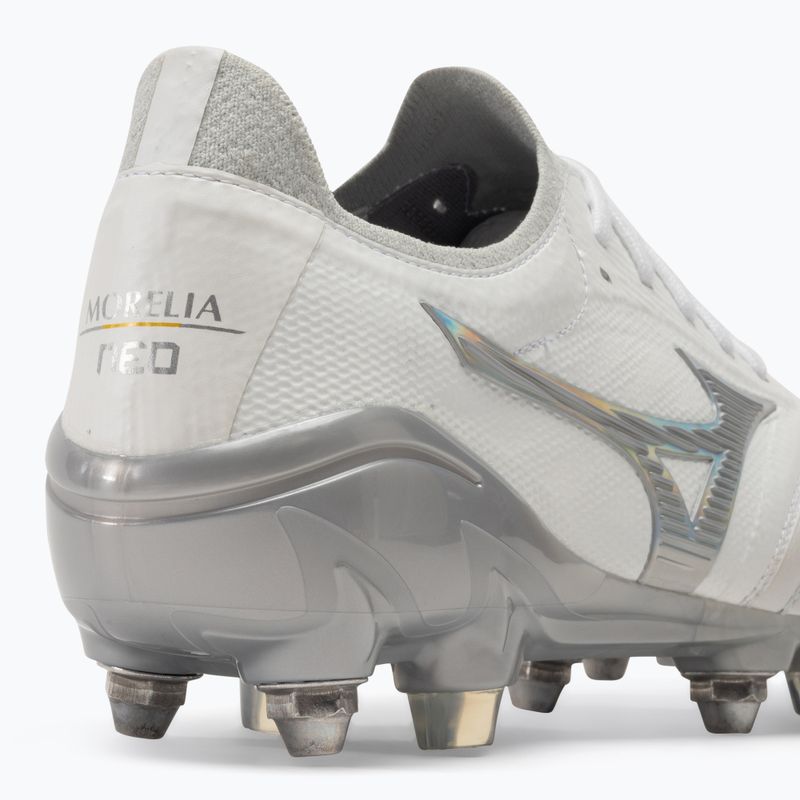 Mizuno Morelia Morelia Neo III Beta JMP ghete de fotbal alb/hologramă/cool gray 3c 9