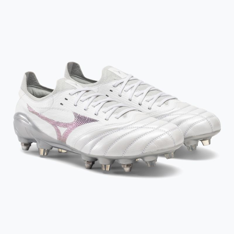 Mizuno Morelia Morelia Neo III Elite M alb/hologramă/gri rece 3c ghete de fotbal 4