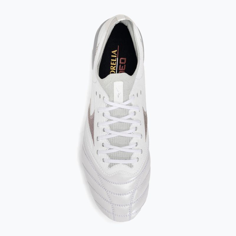 Mizuno Morelia Morelia Neo III Elite M alb/hologramă/gri rece 3c ghete de fotbal 6
