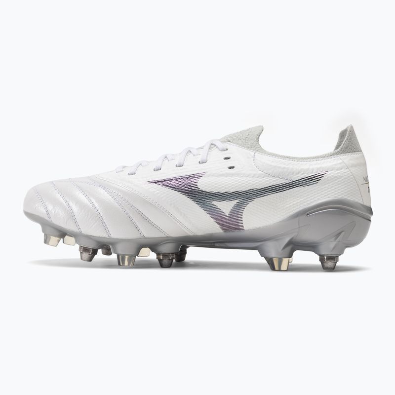 Mizuno Morelia Morelia Neo III Elite M alb/hologramă/gri rece 3c ghete de fotbal 10