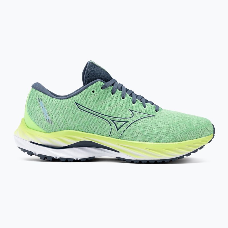 Încălțăminte de alergare pentru bărbați Mizuno Wave Inspire 19 909c/china blue/camo green 2