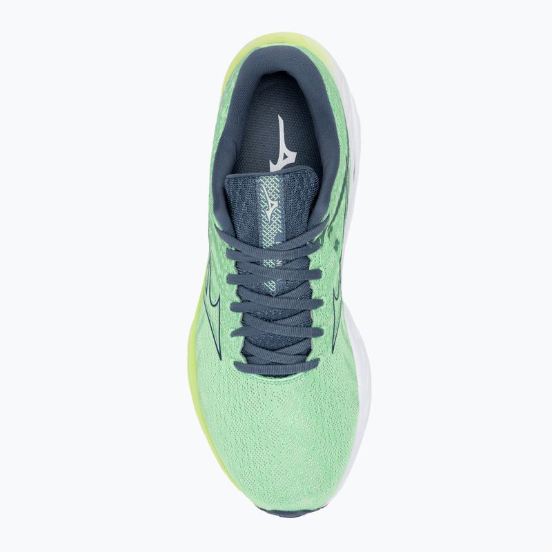 Încălțăminte de alergare pentru bărbați Mizuno Wave Inspire 19 909c/china blue/camo green 6