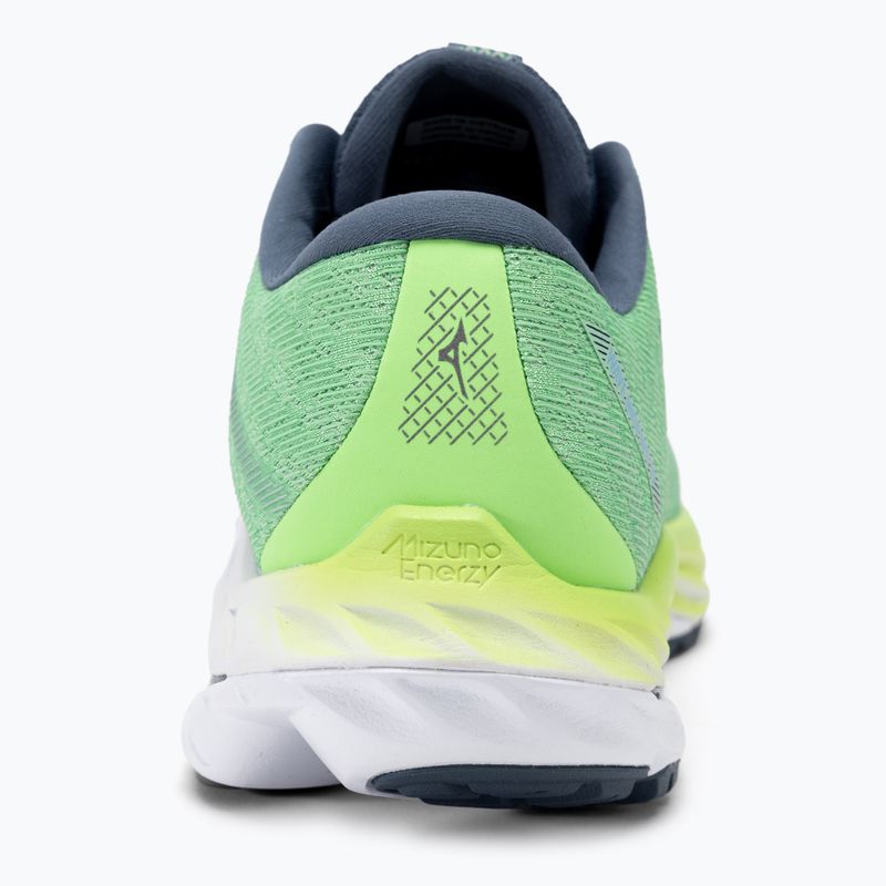 Încălțăminte de alergare pentru bărbați Mizuno Wave Inspire 19 909c/china blue/camo green 7