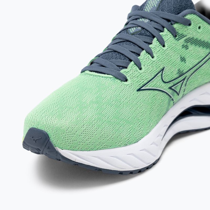 Încălțăminte de alergare pentru bărbați Mizuno Wave Inspire 19 909c/china blue/camo green 8
