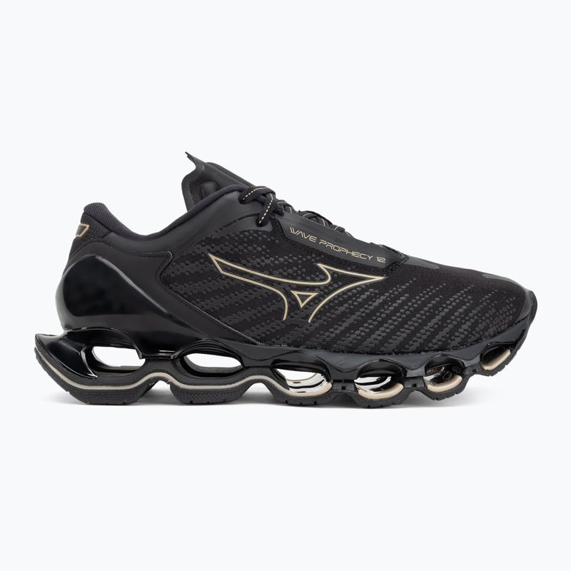 Încălțăminte de alergare pentru femei Mizuno Wave Prophecy 12 black/ge gold 2