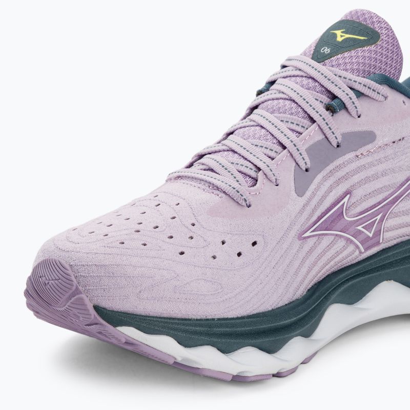 Încălțăminte de alergare pentru femei Mizuno Wave Sky 6 pastililac/whitee/china blue 7