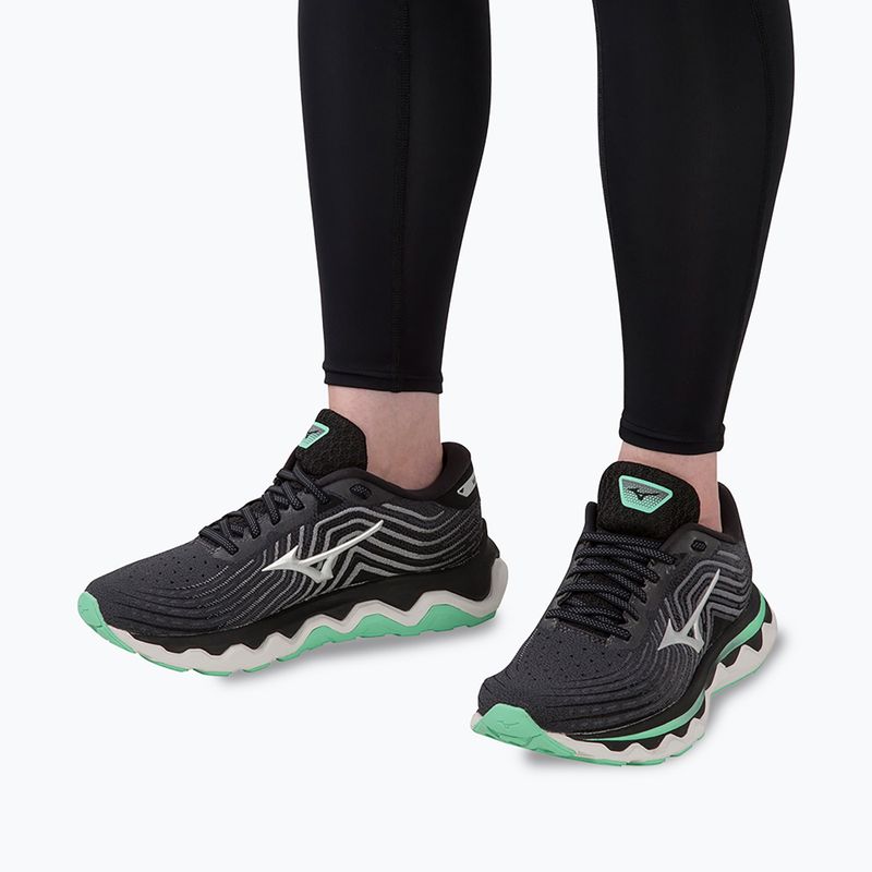 Încălțăminte de alergat pentru femei Mizuno Wave Horizon 6 irongate/silv/springbud 17