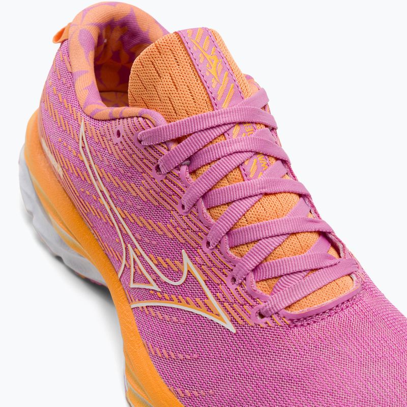 Pantofi de alergare pentru femei Mizuno Wave Rider 26 Roxy ciclamen/alb/mockorang 9