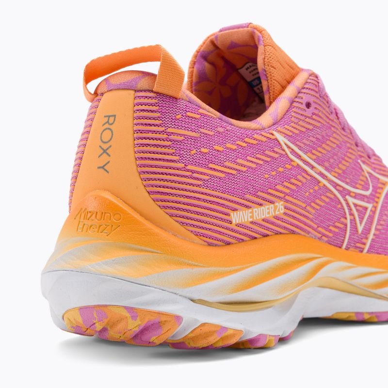 Pantofi de alergare pentru femei Mizuno Wave Rider 26 Roxy ciclamen/alb/mockorang 10