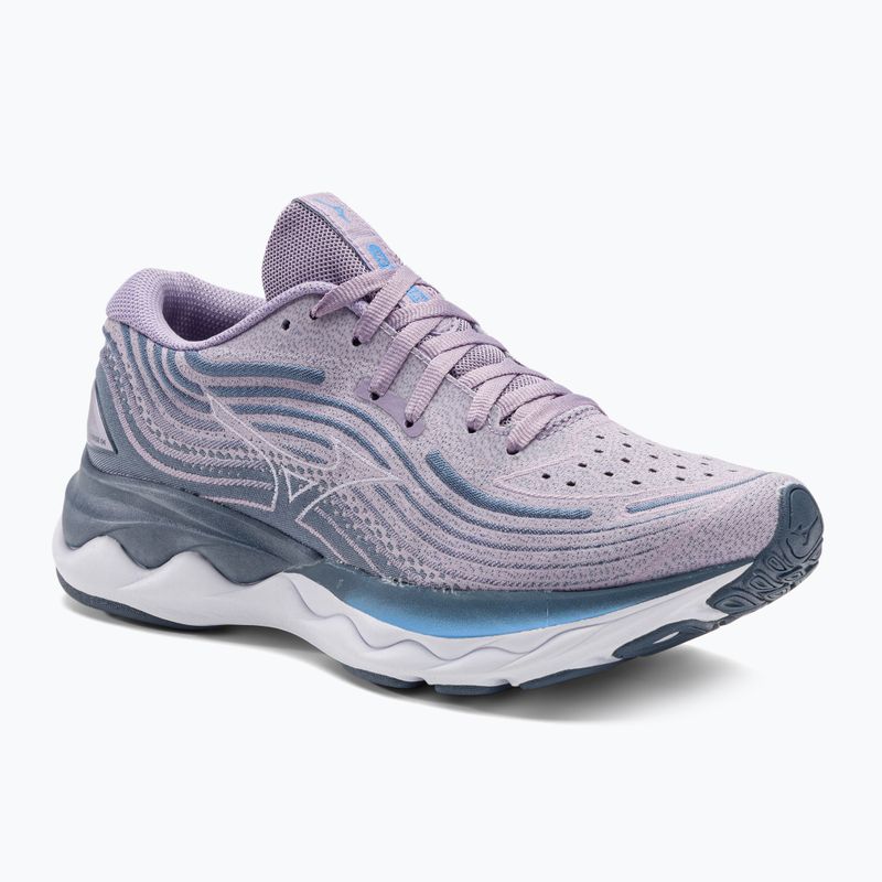 Pantofi de alergare pentru femei Mizuno Wave Skyrise 4 wisteria/alb/alb/chinablu