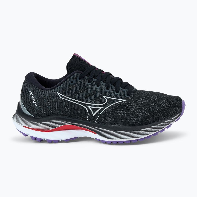 Încălțăminte de alergare pentru femei Mizuno Wave Inspire 19 W black/ silver/ bitsweet 2