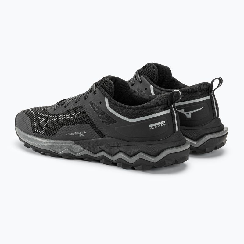 Pantofi de alergare pentru bărbați Mizuno Wave Ibuki 4 GTX negru/grimetalic/umbră întunecată 4