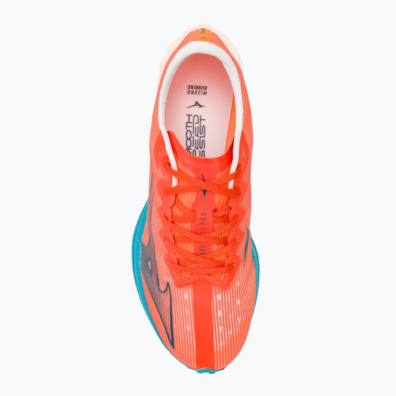Încălțăminte de alergat pentru bărbați Mizuno Wave Duel Pro soleil/bashes/mblue 5