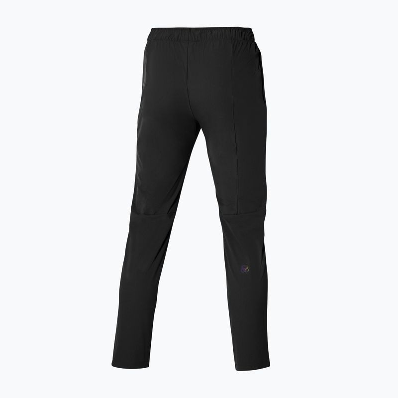 Pantaloni de alergat pentru bărbați Mizuno Two Loops black 2