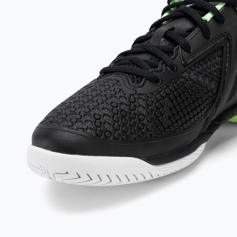 Încălțăminte de tenis pentru bărbați Mizuno Wave Exceed Tour 5 AC black/silver/techno green 7