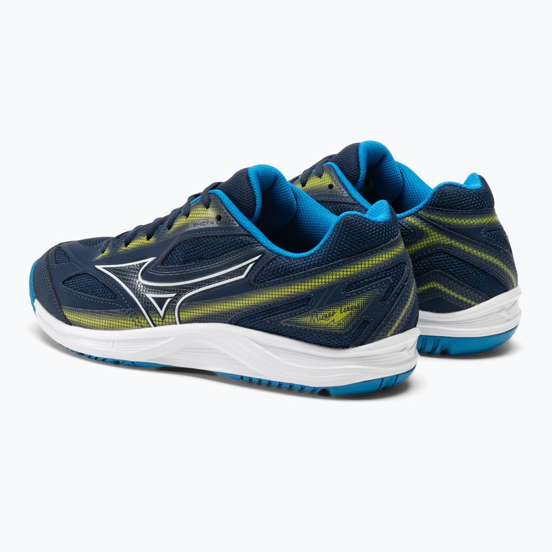 Pantofi de tenis pentru bărbați Mizuno Break Shot 4 AC dress blues / jet blue / sulphur spring 3