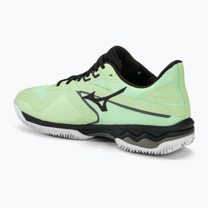 Încălțăminte de tenis pentru bărbați Mizuno Wave Exceed Light 2 CC patina green/black/white 3