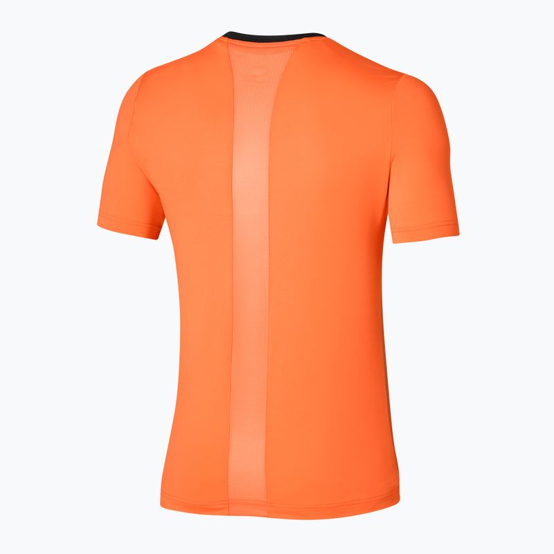 Tricou de tenis pentru bărbați  Mizuno Release Shadow Tee vibrant orange 2