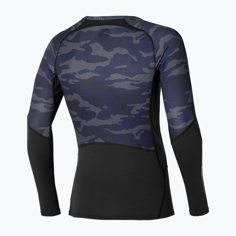 Longsleeve de alergat pentru bărbați Mizuno Virtual Body G3 Crew black 2