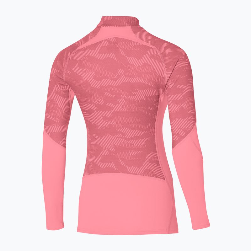 Longsleeve dde alergat pentru femei Mizuno Virtual Body G3 H/Z sugar coral 2